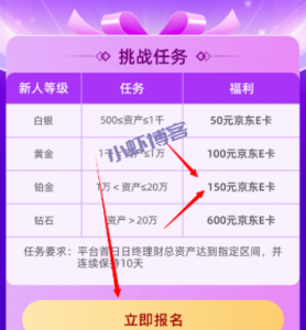 百信银行奖励京东卡到账100,还有50待发放