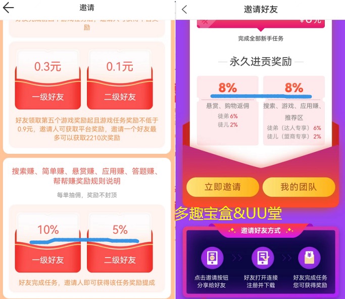 UU堂搜索赚钱怎么样?类似uu堂软件奖励更高