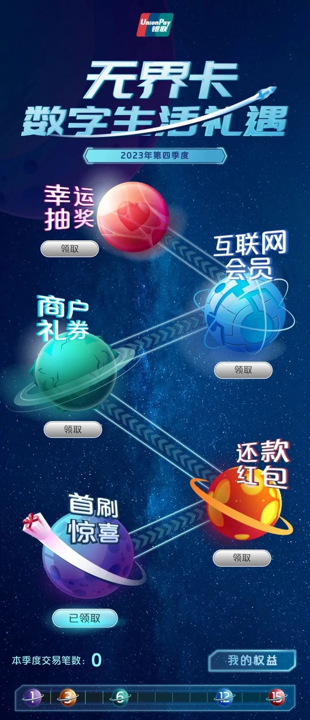 银联无界卡数字生活礼遇,搞定一年视频会员